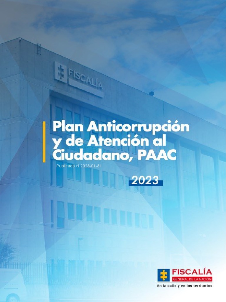 Plan Anticorrupción y de Atención Al Ciudadano (PAAC) | PDF ...