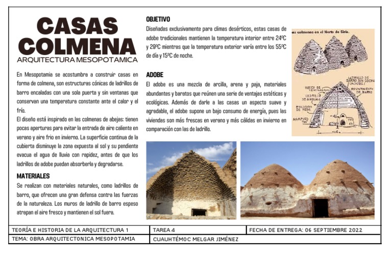 Casas Colmena en Mesopotamia | PDF