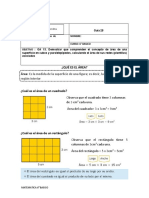 ¿Qué Es El Área?: Área: Es La Medida de La Superficie de Una Figura Es Decir, La Medida de Su