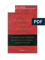 Rubin, Harriet - Maquiavelo para Mujeres (Doc)