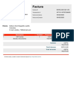 Factura Hotmart BV Colombia