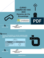 Diseño de Vías 2023 - Clase 4 - Derecho de Vía - Ensamblaje