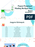 Papan Pengingat/ Mading Berlipat Dari Kaca: Kelompok 9