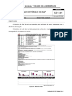 Consultar histórico SAP locomotivas manual técnico