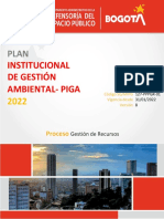 Institucional de Gestión Ambiental-Piga: Proceso