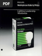 Philips Retail Merchandising Soft White Lamps Bulletin 1985