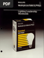 Philips Retail Merchandising Standard Lamps Bulletin 1985