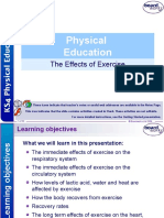 Physical Education: The Effects of Exercise