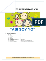 Proyecto #1 Asi Soy Yo