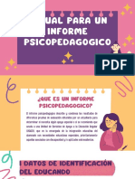 Manual para Un Informe Psicopedagogico