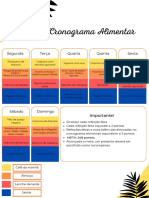 Cronograma Alimentar