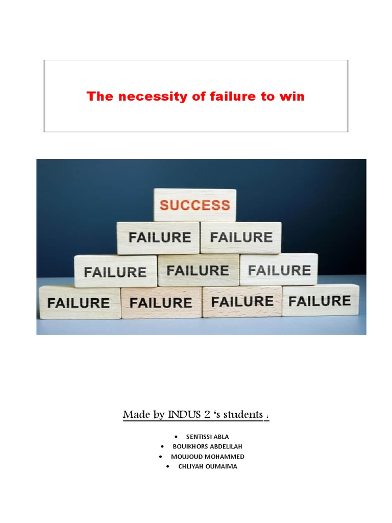 Embracing Failure for Success | PDF | Experience | Attitude (Psychology)