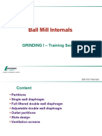 Ball Mill Internals: GRINDING I - Training Session