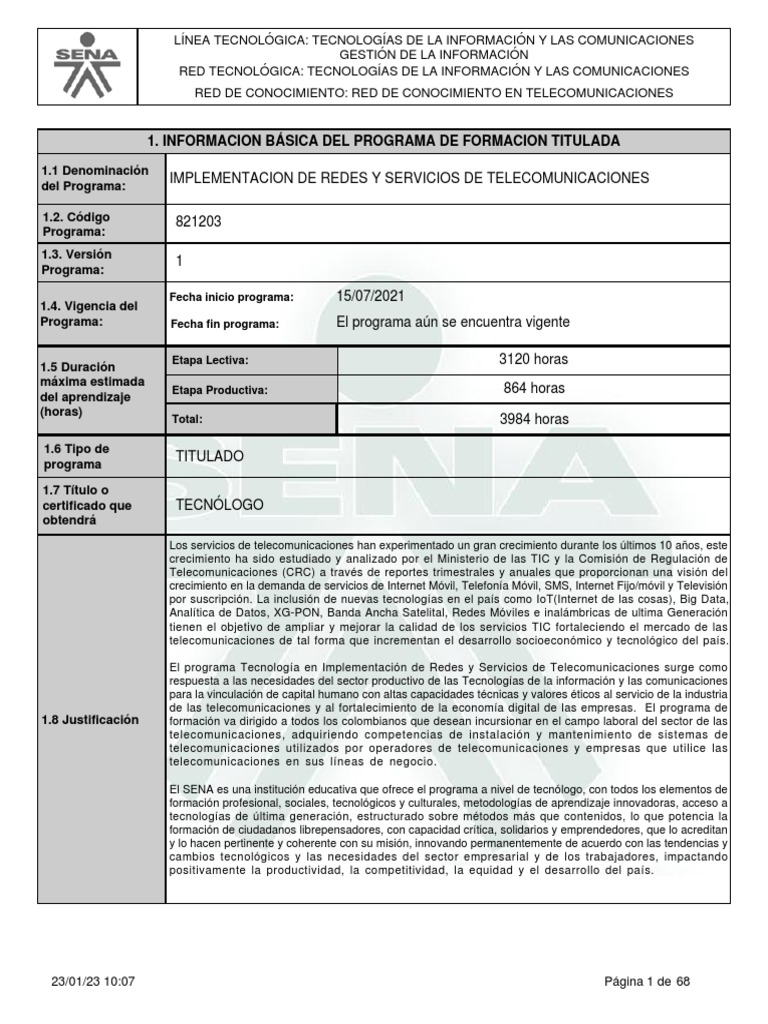 Implementación de Redes en Telecomunicaciones | PDF | Modulación | Física