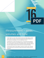 Measurement - Areas, Volumes and Time
