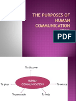 The Purpose of Human Communication