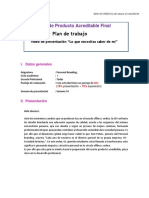 Plan de Trabajo: Guía de Producto Acreditable Final