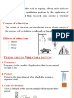 Causes of Vibration: Ntroduction