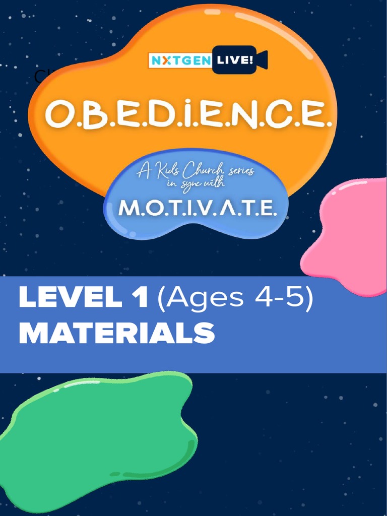  ages 4 5 click to edit master title style pdf obedience human