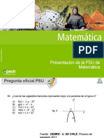 Clase 1 Presentación de La PSU de Matemática