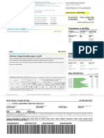 Consumo e Tarifas: Nota Fiscal / Conta de Gás