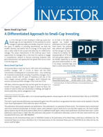 Investor: A Differentiated Approach To Small-Cap Investing