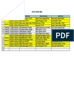 Rol de Turno Abril: Fecha Horario Area Legal Area Psicologica Area Social