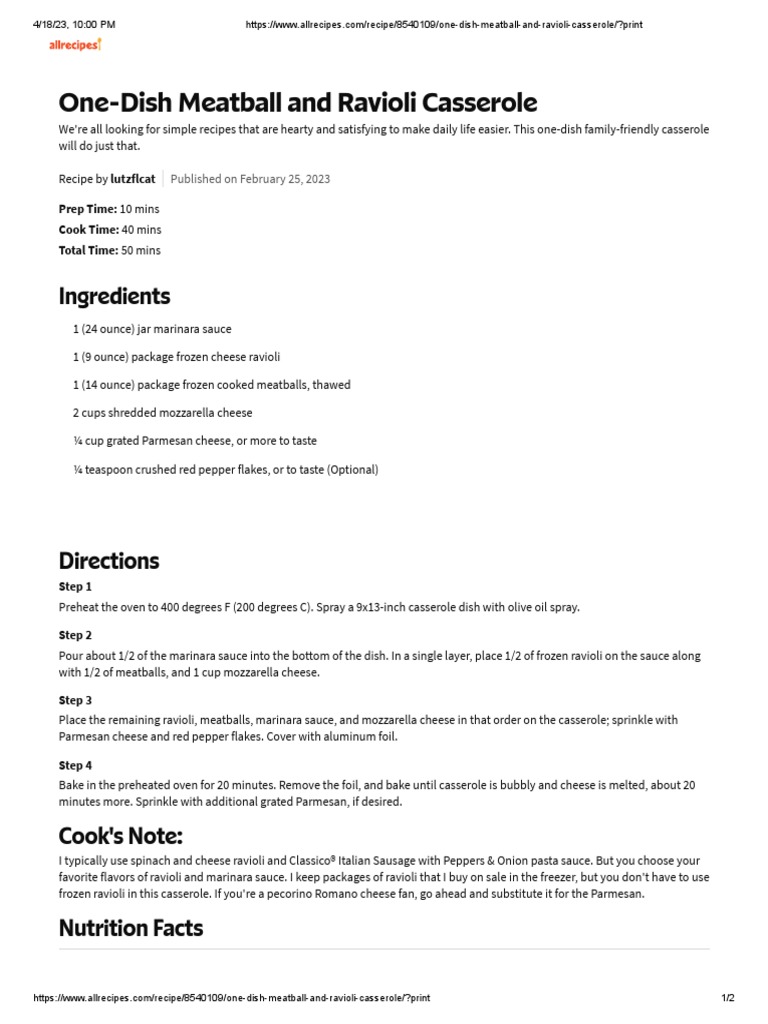 Meatball Recipe PDF Cheese Food And Drink Preparation
