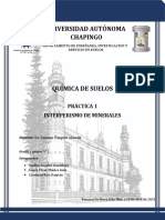 P1 - INTERPERISMO DE MINERALES - REPORTE DE PRACTICA - UACh