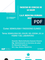 Facultad de Ciencias de La Salud E.A.P. Medicina Humana 2023 - I