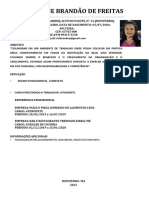 Rizayane Brandão de Freitas: Facilidade de Relacionamento, Inovador, Criativo E Disposto