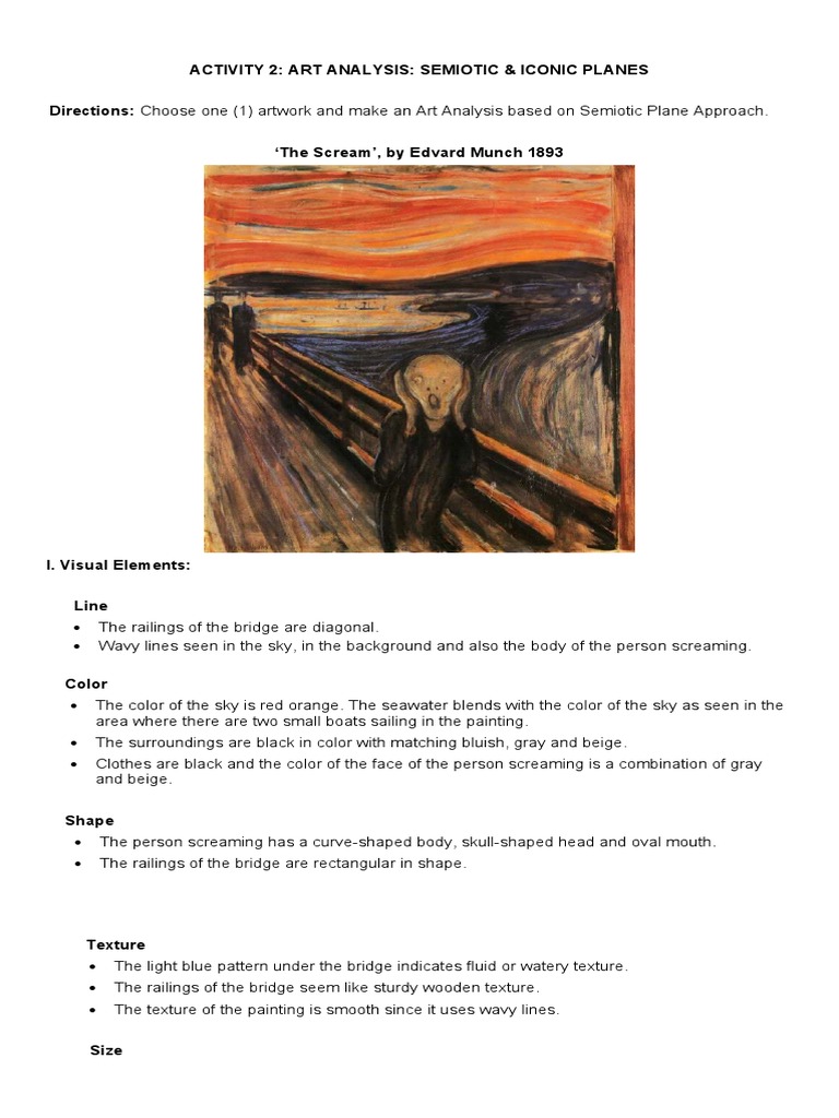 Semiotic & Iconic Planes | PDF | Paintings