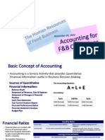 ACCOUNTING FOR F&B AND HR FOR FOOD BUSINESS - by Thomas Davis