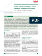 Engaging Students With Intellectual Disability in Science, Technology, Engineering, and Mathematics Learning