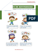 Juegos de Adivinanzas para Segundo Grado de Primaria