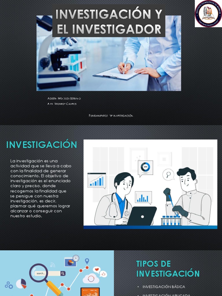 Investigación y El Investigador | PDF | Ingeniería mecánica | Ingeniería