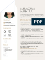 Mirazum Munira CV