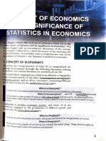 Concept of Economiccs: Statistics in Economics