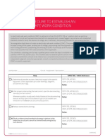 Electrically Safe Work Condition Checklist | PDF