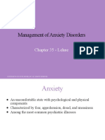 Management of Anxiety Disorders: Chapter 35 - Lehne