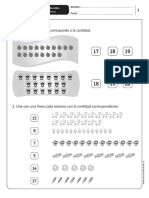 Evaluacion Final Matematicas 1o Primaria