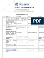 Compliance Calendar FY-2022-23 - Taxguru - in