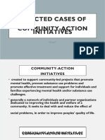 Selected Cases of Community Action Initiativespptx