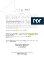 Logo de La Empresa: Estructuras Metalicas El Éxito Nit: Certifica