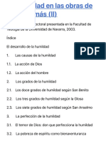 La Humildad en Las Obras de Santo Tomás (II) - Parte 2