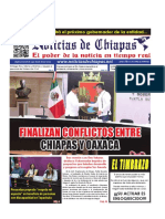 Periódico Noticias de Chiapas, Edición Virtual Miércoles 19 de Abril de 2023