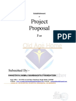 Project Proposal for Old Age Home
