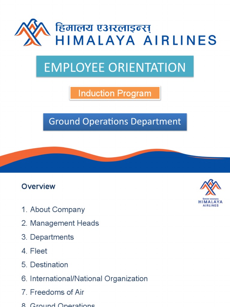 H9 Ground Operations Department Employee Orientation & Induction | PDF ...