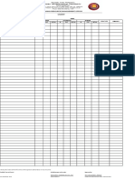 Logsheet: Date Signature