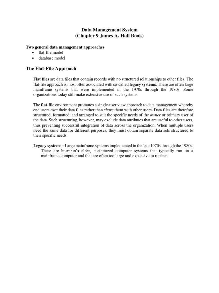 Accounting Information System | PDF | Databases | Computer File